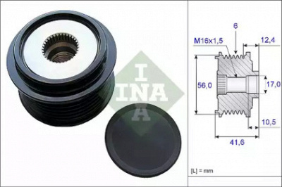 WILMINK GROUP wg1253780 -  Механизм свободного хода генератора